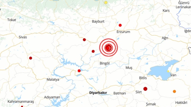 Erzurum’da korkutan deprem