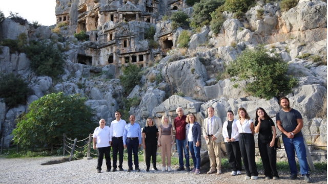 Rektör Özkan, Myra Antik Kenti’ni Ziyaret Etti
