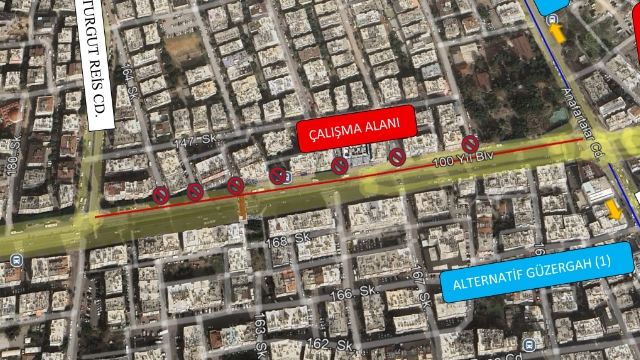 100.yıl bulvarı trafiğe kapanacak