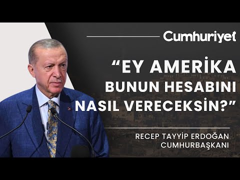 #CANLI| AKP’li Cumhurbaşkanı Erdoğan konuşuyor: "Gazze kasapları hesap verecek!"