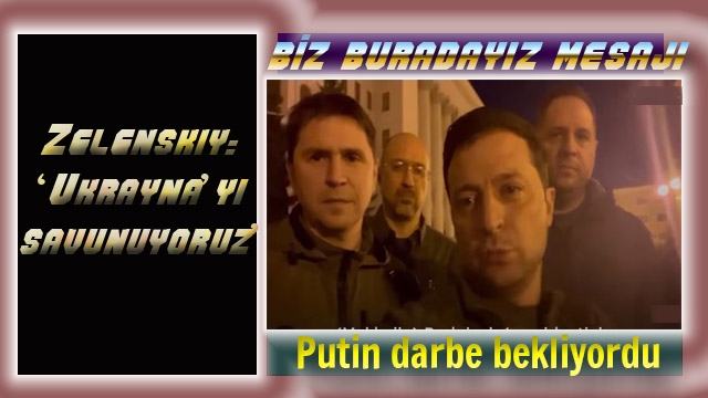 Zelenskiy’den ‘kaçmadım’ videosu