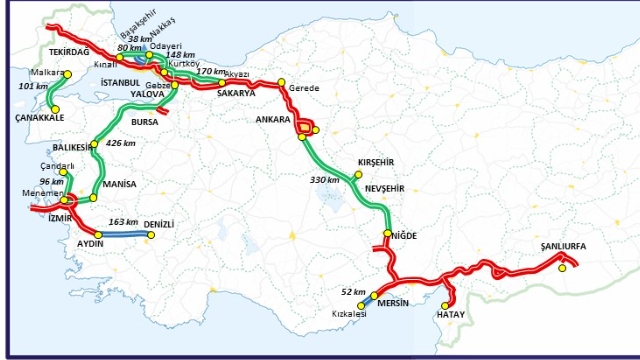 Antalya-İzmir 3 saate inecek