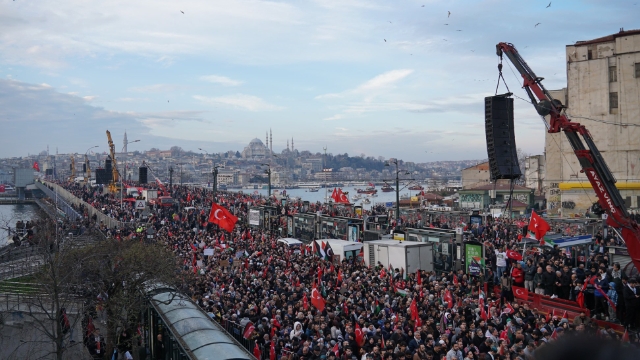 Gazze için yürüdüler