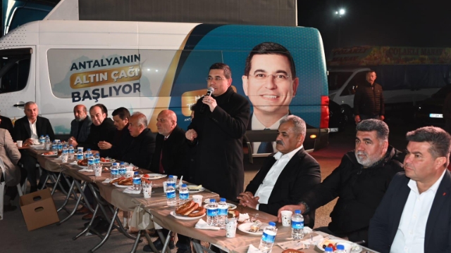 Tütüncü, halde sahur yaptı