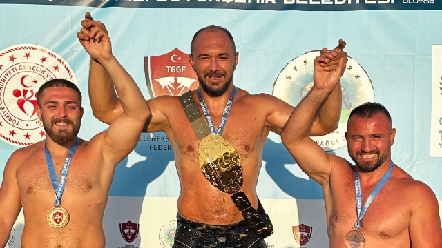 Sekapark’ta başpehlivan Ali Gürbüz