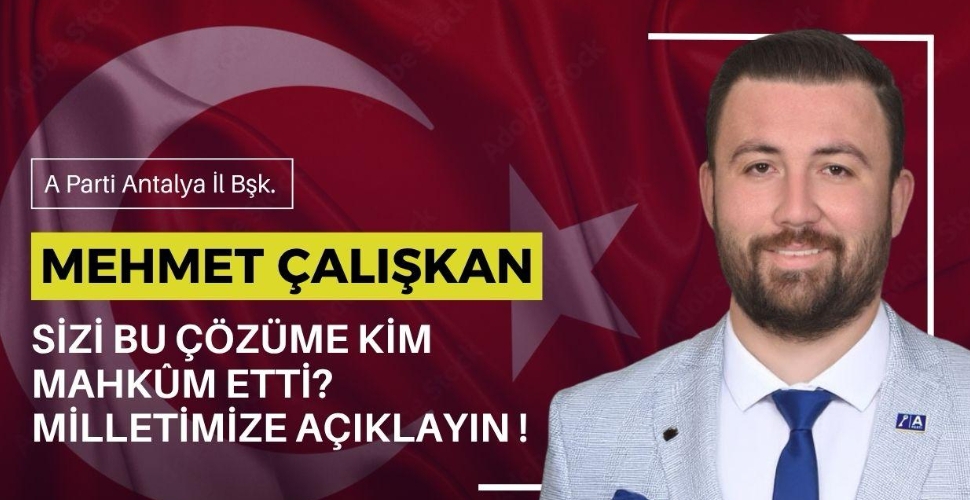 A partiden Referandum çağrısı