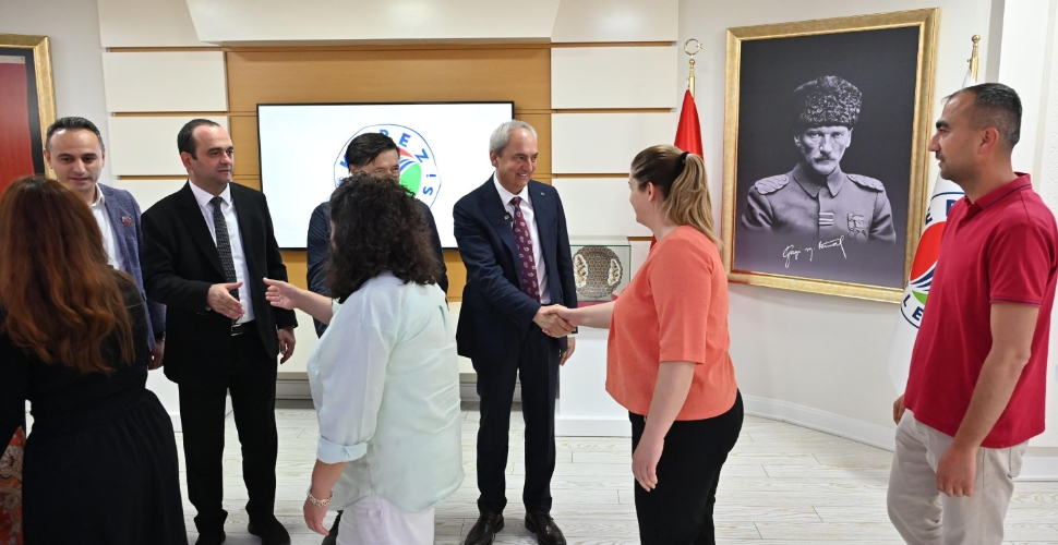 Başkan Kocagöz, personeli ile bayramlaştı