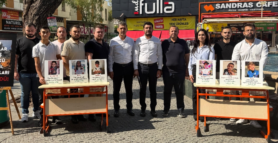AK Gençlik Antalya’dan Gazze için anlamlı mesaj