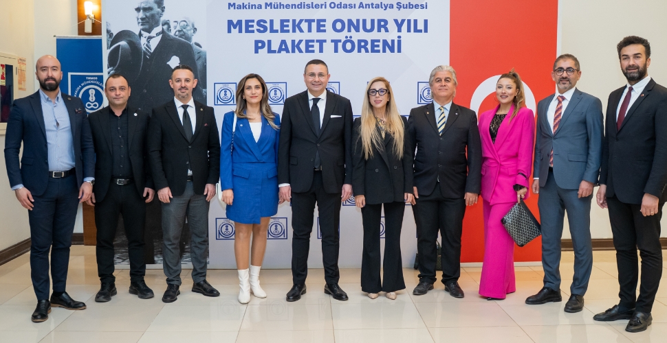 MMO Antalya, 71. Yılını Onur Plaketleriyle Kutladı