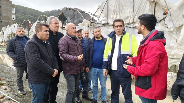 İYİ Parti heyeti afet bölgesinde