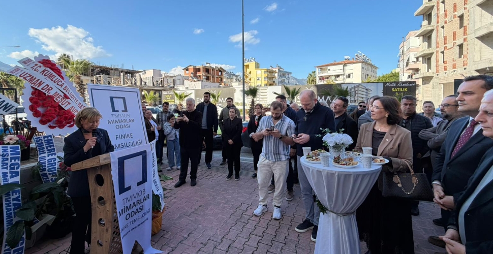 Mimarlar Odası Finike temsilciliği açıldı