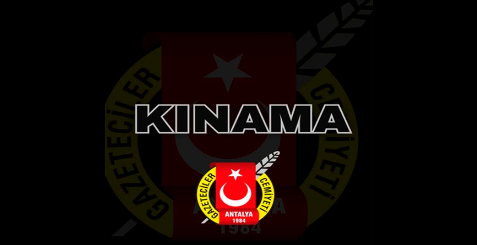 Basına sansüre kınama