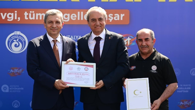 Engelsiz Kepez’e anlamlı belge