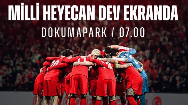 Dünya kupası heyecanı Dokumapark’ta yaşanacak