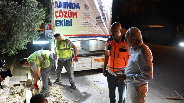 Vatandaş bildiriyor, Kepez anında çözüyor