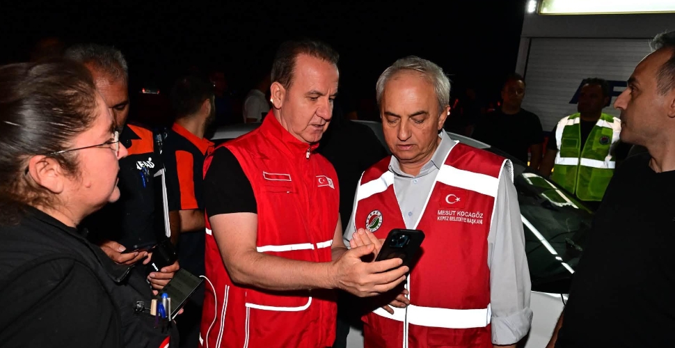 Aksu’da başlayan yangın Kepez’e sıçradı