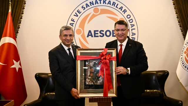 Vali Şahin’den AESOB’a ahilik ve tebrik ziyareti
