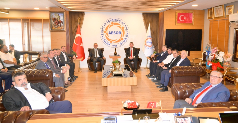 Vali Şahin’den AESOB’a ahilik ve tebrik ziyareti