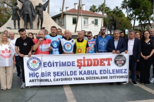 Kadın öğretmene şiddete tepki