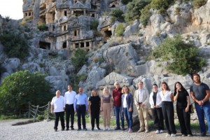 Rektör Özkan, Myra Antik Kenti’ni Ziyaret Etti