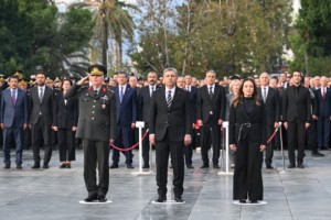 Ulu Önder Atatürk Antalya’da Saygıyla Anıldı