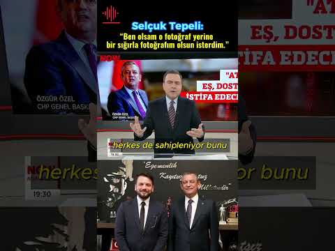 Selçuk Tepeli: "Ben olsam o fotoğraf yerine bir sığırla fotoğrafım olsun isterdim."