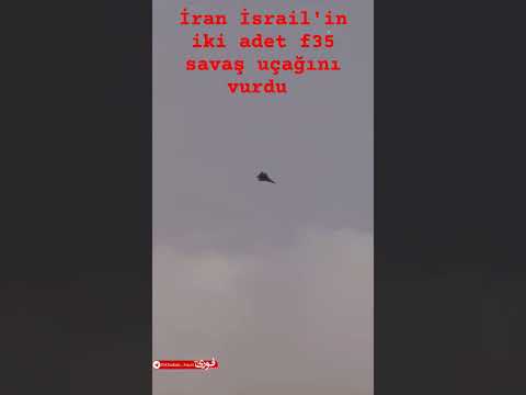 İran İsrail'in iki adet f35 savaş uçağını vurdu #keşfet #iran #israel