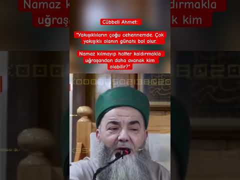 Cübbeli Ahmet: "Yakışıklıların çoğu cehennemde. Çok yakışıklı olanın. #keşfet #haber #gündem