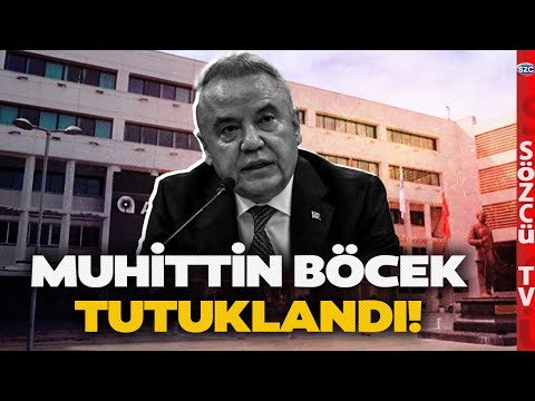 Muhittin Böcek Tutuklandı! Böcek'e 'Rüşvet' Suçlaması! İşte Çarpıcı Detaylar!