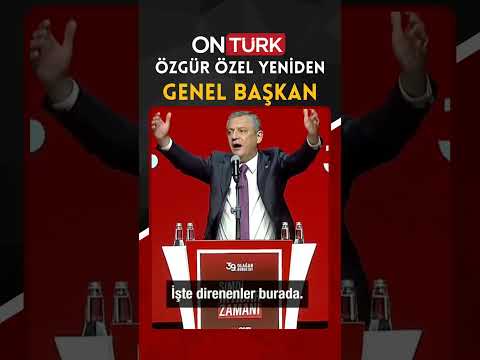 CHP’nin 39. Olağan Kurultayı’nda sandıktan yeniden Özgür Özel çıktı #chp #ozgurozel