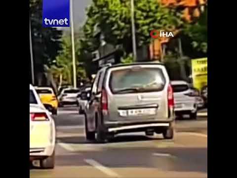 Makas atan sürücü kameraya yakalandı #trafik #gündem #shorts