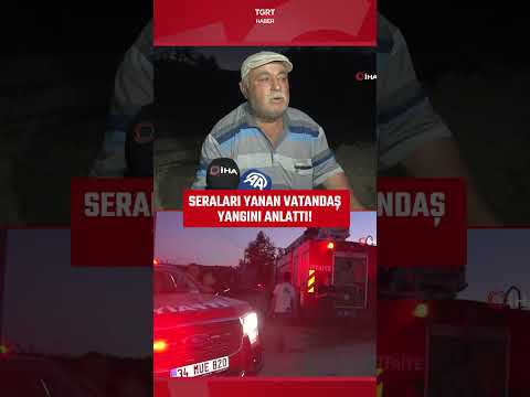 Yangın Haberlerini İzlerken Alevleri Kapısında Buldu! #shorts