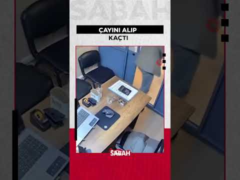 DEPREM ANINDA ÇAYINI BIRAKMADI #türkiye #haber #gündem