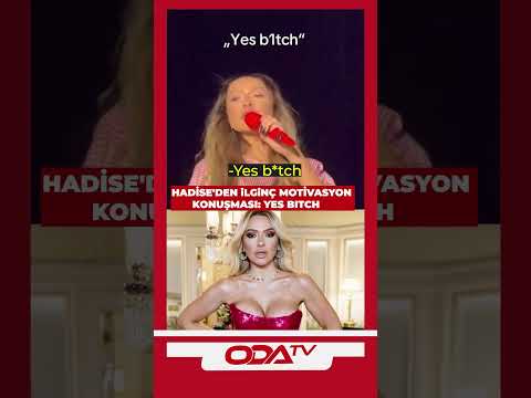 Hadise'nin ilginç motivasyon konuşması gündem oldu #shorts