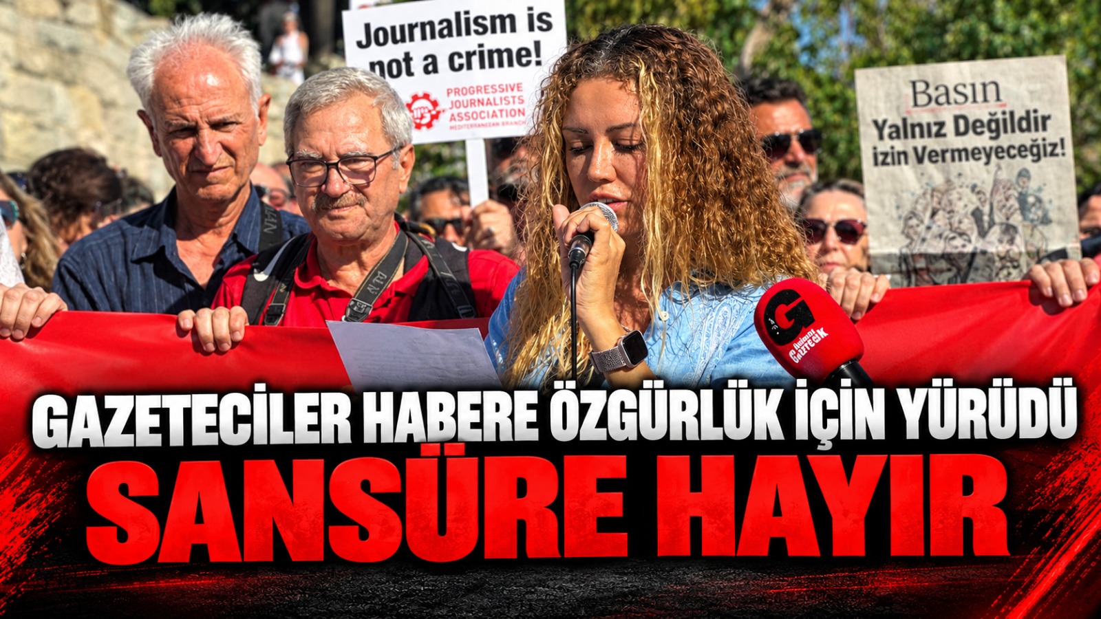 Antalya'da Habere Özgürlük Yürüyüşü 