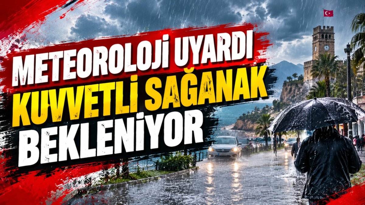 Meteoroloji Uyardı, Kuvvetli Sağanak Bekleniyor