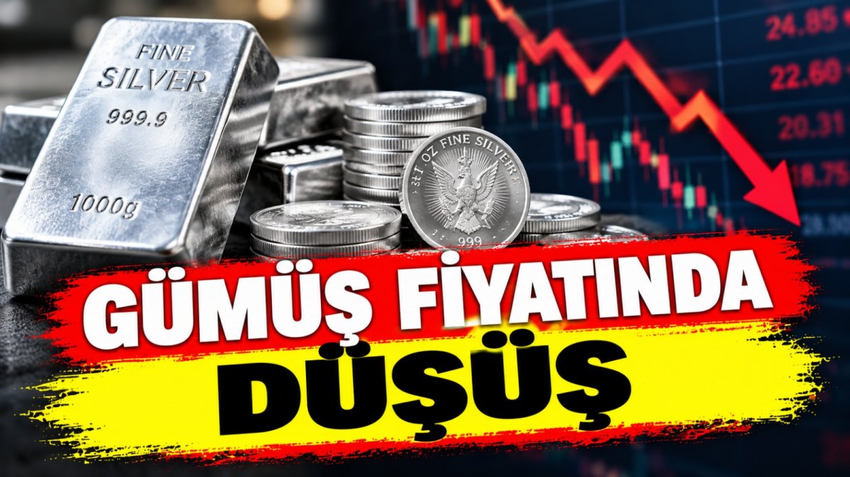 Gümüş 50 Doların Altına İndi