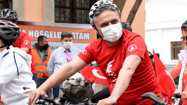 ‘Hoş geldin Atam’ bisiklet turu