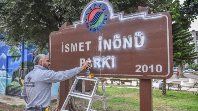 İsmet İnönü Parkı yenilendi