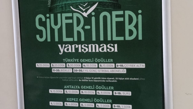Siyer-i Nebi Bilgi Yarışması Başlıyor