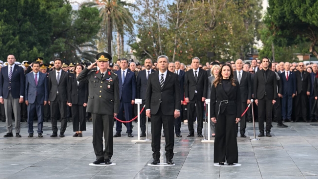 Ulu Önder Atatürk Antalya’da Saygıyla Anıldı